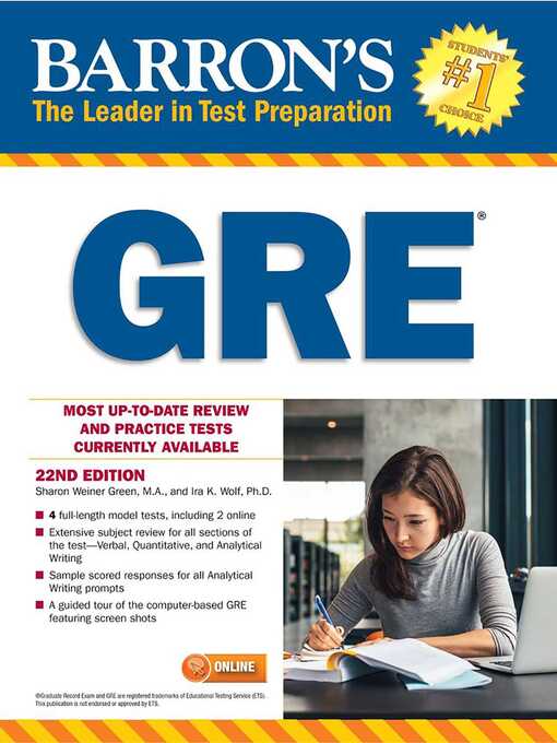 Title details for GRE by Sharon Weiner Green - Available
